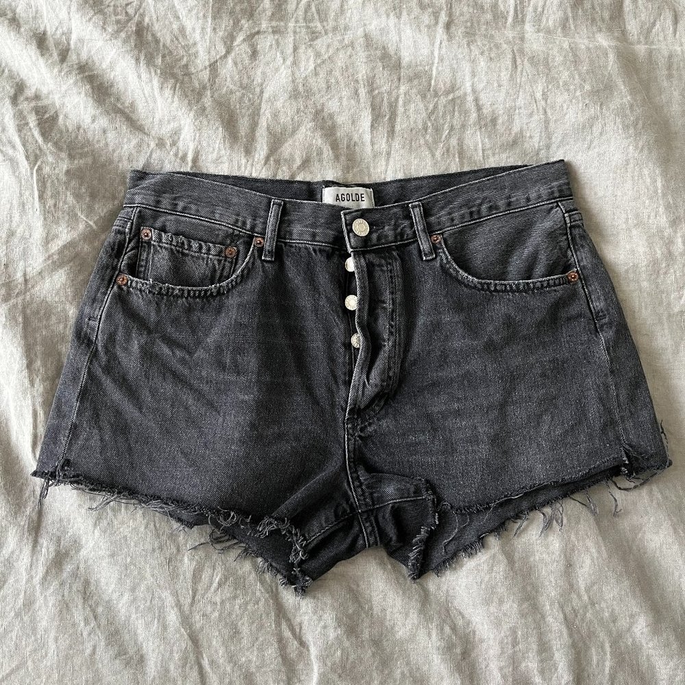 AGOLDE Parker Vintage Cut Off Short in Crash